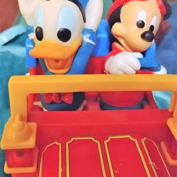 Disney Toys Illco Vintage Toy Disney Mystery Action Car Mickey